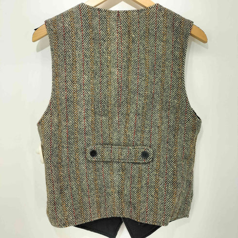 ハリスツイード Harris Tweed USA製 ツイード ベスト レディース
