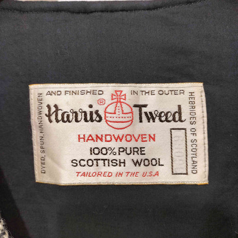 ハリスツイード Harris Tweed USA製 ツイード ベスト レディース