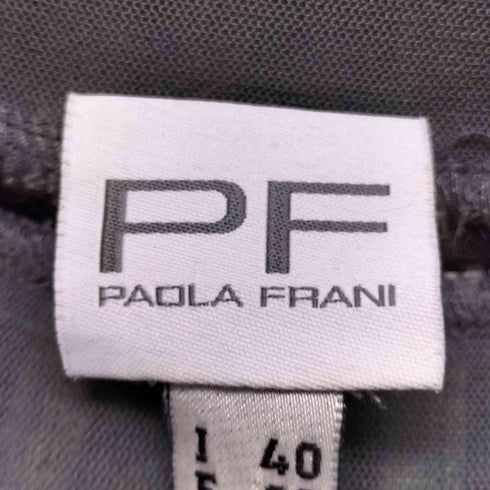 PAOLA FRANI パオラフラーニ ファー ドッキング シアー トップス レディース I40