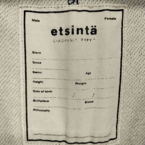 etsinta エシンタ スキッパーオーバースウェット メンズ ONE SIZE