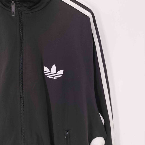 アディダスオリジナルス adidas Originals Firebird 3-Stripes TRACK TOP Black ファイヤーバード トレフォイル ロゴ アーム 3 ストライプ トラック ジャケット ジャージ ブラック メンズ import:XL