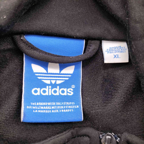 アディダスオリジナルス adidas Originals Firebird 3-Stripes TRACK TOP Black ファイヤーバード トレフォイル ロゴ アーム 3 ストライプ トラック ジャケット ジャージ ブラック メンズ import:XL