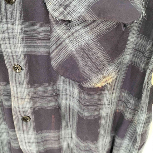 ペンドルトン PENDLETON レーヨン100 オンブレチェック オープンカラー半袖シャツ メンズ JPN:S