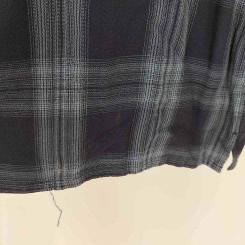 ペンドルトン PENDLETON レーヨン100 オンブレチェック オープンカラー半袖シャツ メンズ JPN:S