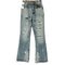 ANTIDOTEWORLDWIDE 26AW DROP 01 EMBROIDERED DISTRESSED WASHED JEANS ダメージ加工 フレアデニムパンツ メンズ JPN:S