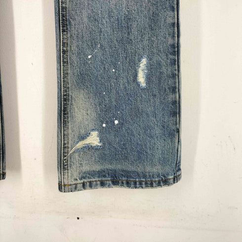 ANTIDOTEWORLDWIDE 26AW DROP 01 EMBROIDERED DISTRESSED WASHED JEANS ダメージ加工 フレアデニムパンツ メンズ JPN:S