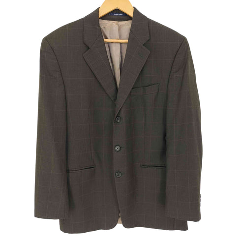 ローレンラルフローレン LAUREN RALPH LAUREN 90s カナダ製 ガンクラブチェック 3B テーラードジャケット メンズ