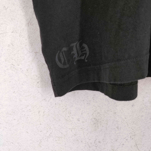 クロムハーツ CHROME HEARTS USA製 スクロールラベルプリント ポケットTシャツ メンズ XXL