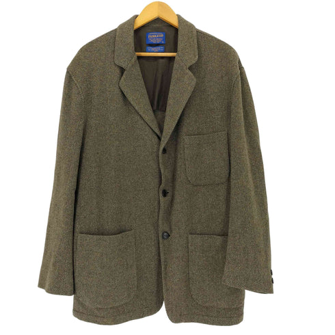 ペンドルトン PENDLETON 3B ヘリンボーンウールテーラードジャケット メンズ import:L