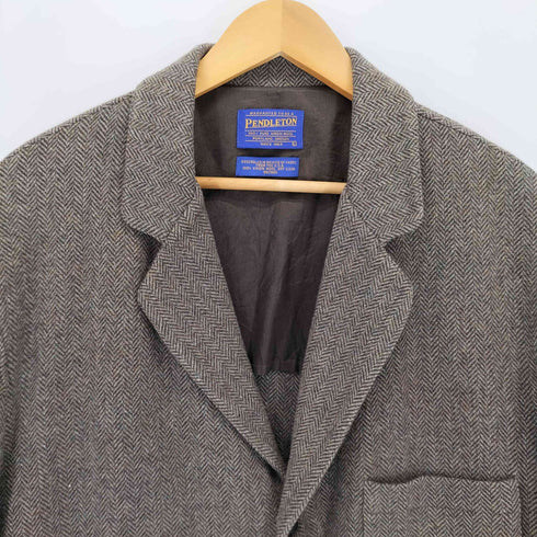 ペンドルトン PENDLETON 3B ヘリンボーンウールテーラードジャケット メンズ import:L