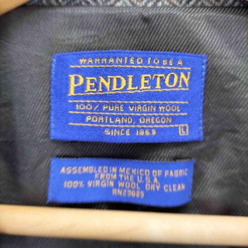 ペンドルトン PENDLETON 3B ヘリンボーンウールテーラードジャケット メンズ import:L