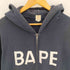 アベイシングエイプ A BATHING APE 90s 初期タグ NIGO期 BAPE プリント ダブル ジップアップパーカー メンズ JPN:L