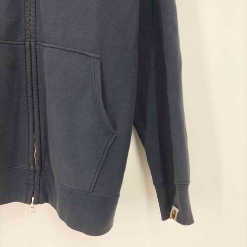 アベイシングエイプ A BATHING APE 90s 初期タグ NIGO期 BAPE プリント ダブル ジップアップパーカー メンズ JPN:L