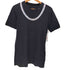 IN53KTO トロンプルイユ チェーンネックレス コットンクルーネックTシャツ メンズ