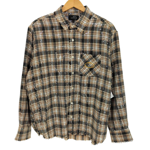 AFB 25ss SPANGLE SHIRTS スパンコールシャツ メンズ import:M