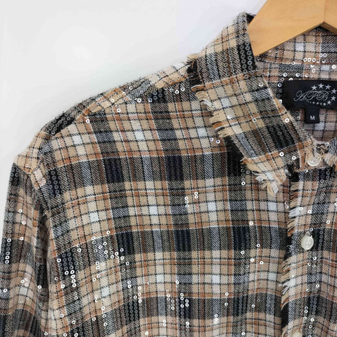 AFB 25ss SPANGLE SHIRTS スパンコールシャツ メンズ import:M