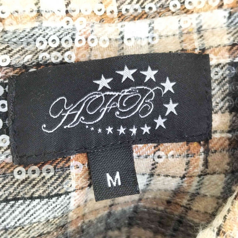AFB 25ss SPANGLE SHIRTS スパンコールシャツ メンズ import:M