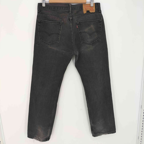 リーバイス Levis 505 ボタン裏4986 ブラックデニム メンズ 36×32