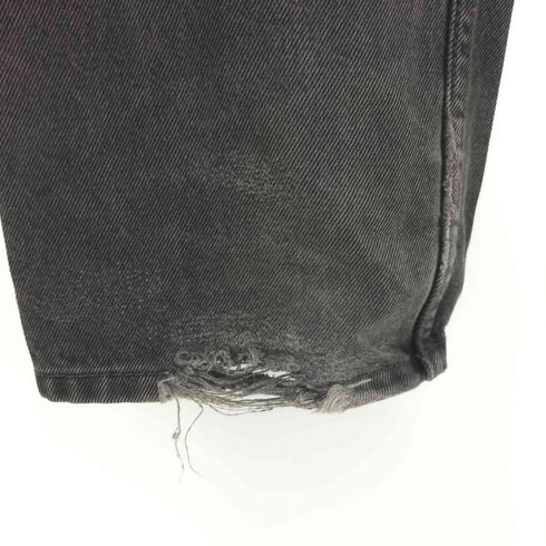 リーバイス Levis 505 ボタン裏4986 ブラックデニム メンズ 36×32