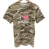 the elephant ゼブラ柄ILove クルーネックTシャツ メンズ