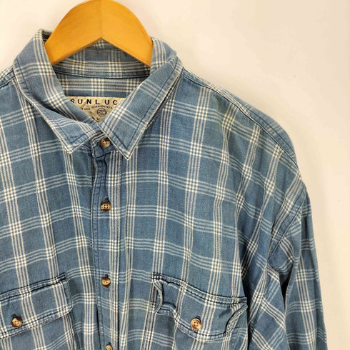 SUNLUCAS L/S コットンネルシャツ メンズ LL
