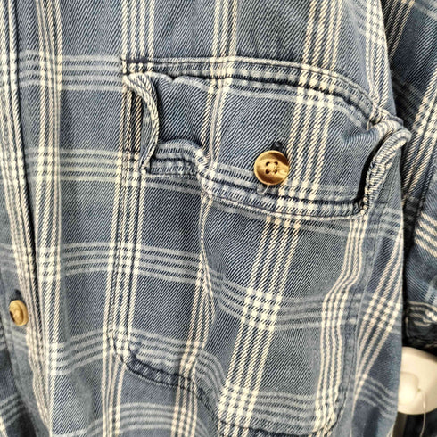 SUNLUCAS L/S コットンネルシャツ メンズ LL