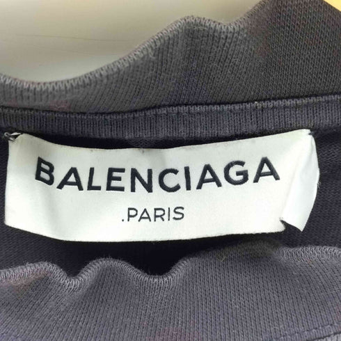 バレンシアガ BALENCIAGA ロゴ刺繍 ノースリーブ カットソー レディース JPN:XS