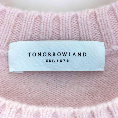 トゥモローランド TOMORROWLAND ウールカシミヤ クルーネックプルオーバー ニット レディース JPN:S
