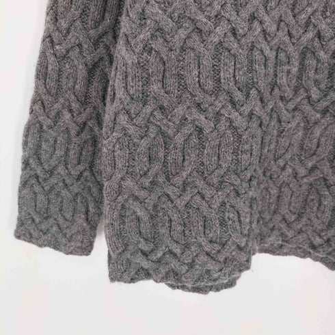 ジェイクルー J.CREW 90S 巨人タグ ケーブル編み ウール クルーネック ニット メンズ import:XS