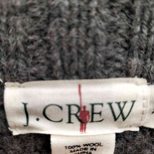 ジェイクルー J.CREW 90S 巨人タグ ケーブル編み ウール クルーネック ニット メンズ import:XS