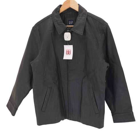 ギャップ Gap 90S ジップレザージャケット メンズ XXL