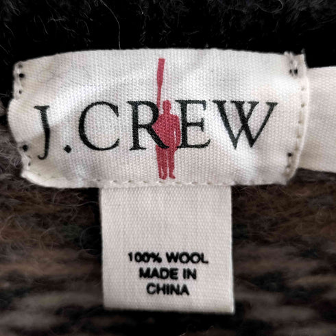 ジェイクルー J.CREW 90S 巨人タグ ノルディック柄 ウール クルーネック ニット メンズ import:S