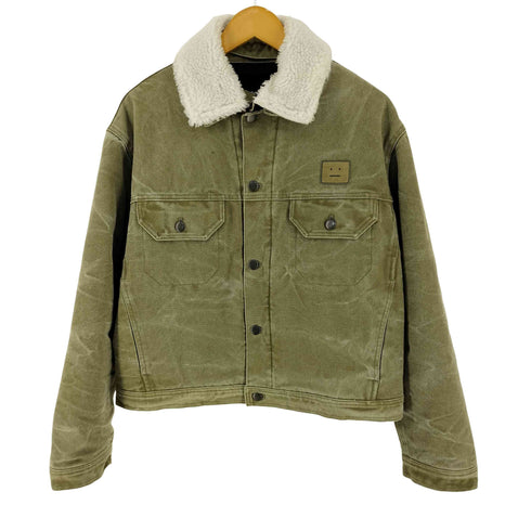 アクネストゥディオズ ACNE STUDIOS Trimmed Padded Cotton-Canvas Jacket トリムド パッド コットンキャンバス ジャケット メンズ S