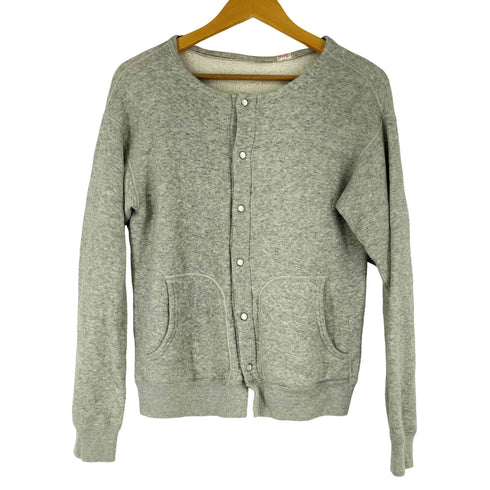 ヤングアンドオルセン YOUNG&OLSEN The DRYGOODS STORE スナップ スウェット ノーカラー カーディガン レディース JPN:1