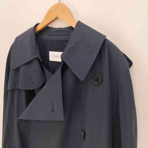シオタ CIOTA TRENCH COAT (GABARDINE FABRIC) Khaki ギャバジン トレンチコート メンズ JPN:5