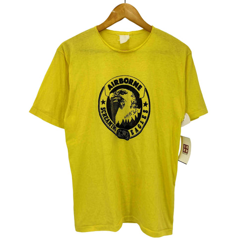 80-90S S.W.U シングルステッチ ミリタリー サークルロゴ 半袖 Tシャツ メンズ