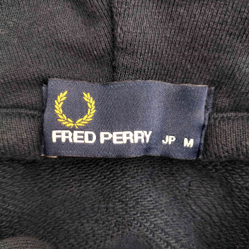 フレッドペリー FRED PERRY ロゴ刺繍 ジップアップパーカー メンズ import:M