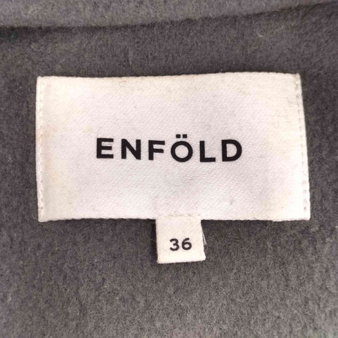 エンフォルド ENFOLD リバーウールガウンコート レディース JPN:36