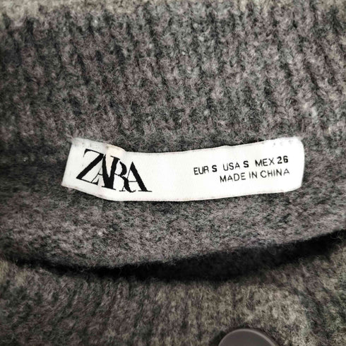 ザラ ZARA クロップドニットカーディガン レディース S