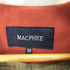 マカフィー MACPHEE 編み込みデザイン ウールカシミヤ ノーカラーブルゾン レディース JPN:38