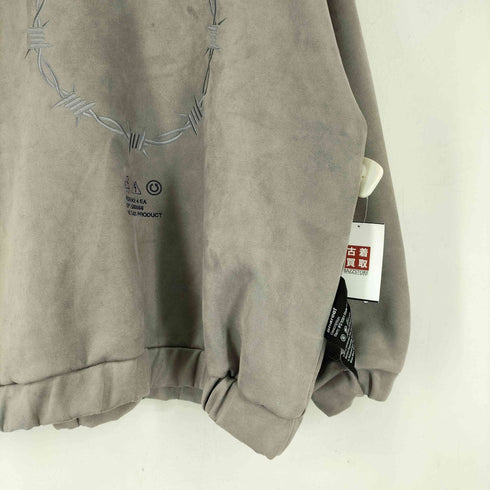 シャリーフ SHAREEF BARBED WIRE MICRO SUEDE SWEAT バーブド ワイヤー マイクロ スエード スウェット レディース JPN:1