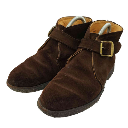 クラークス Clarks 英国製 GEORGE BOOT スエード クレープソール チャッカ ブーツ メンズ UK:6.5