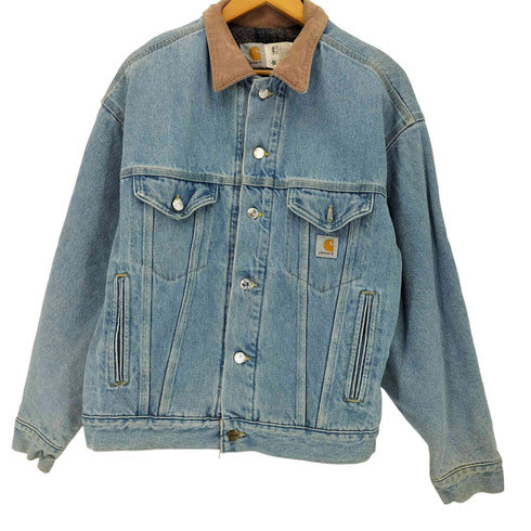 カーハート Carhartt 90s USA製 裏ブランケット デニムトラッカージャケット メンズ M