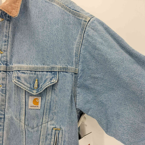 カーハート Carhartt 90s USA製 裏ブランケット デニムトラッカージャケット メンズ M