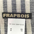 フラボア FRAPBOIS ストライプ フリンジ ストール コットン レディース