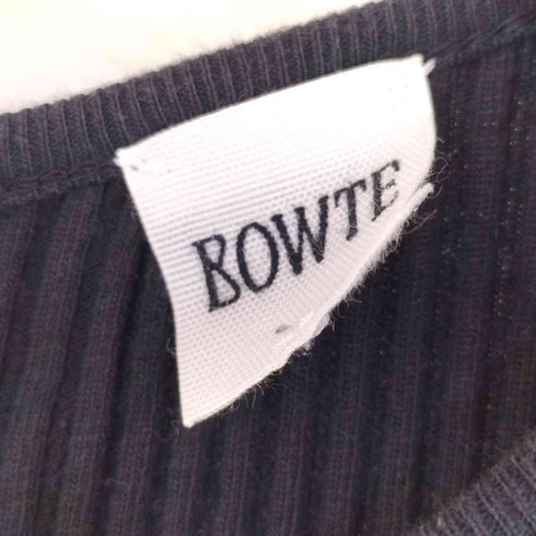 BOWTE バウト TEREKO LONG SLEEVE テレコ 長袖 プルオーバー カットソー レディース