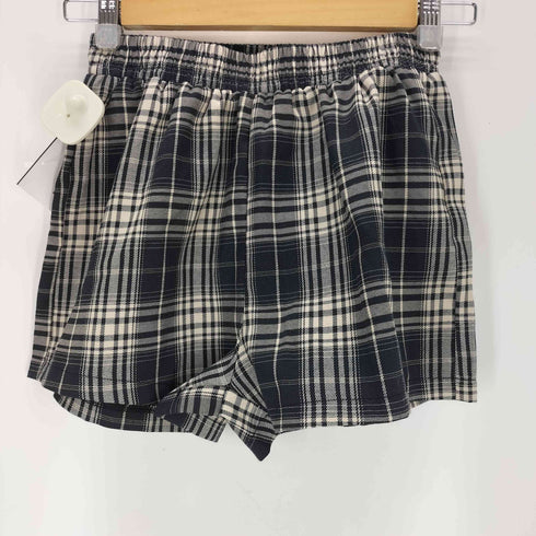グレイル GRL チェック柄ベルトミニワンピース×ショートパンツセットアップ レディース M