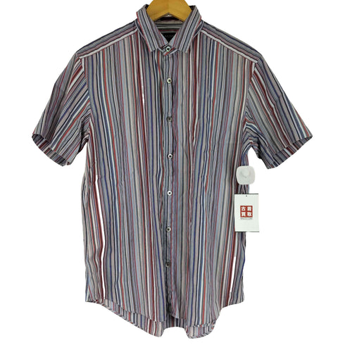 ポールスミスコレクション Paul Smith COLLECTION マルチストライプ 半袖 シャツ メンズ JPN:L