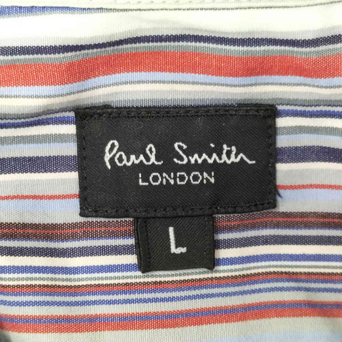 ポールスミスコレクション Paul Smith COLLECTION マルチストライプ 半袖 シャツ メンズ JPN:L