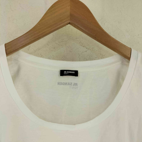 ジルサンダーネイビー JIL SANDER NAVY コットン 半袖 ラウンドネック カットソー レディース S